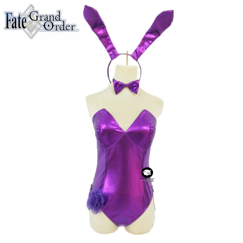 

FGO Fate Grand Order Scathach Bartender Sexy Bunny Girl Maid Dress Uniform Outfit Anime Cosplay Costumes