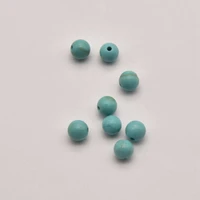 184 pcslot 4mm natural blue turquoise round beads jewelry components making for diy jewelry bracelet earring handmade ja0352
