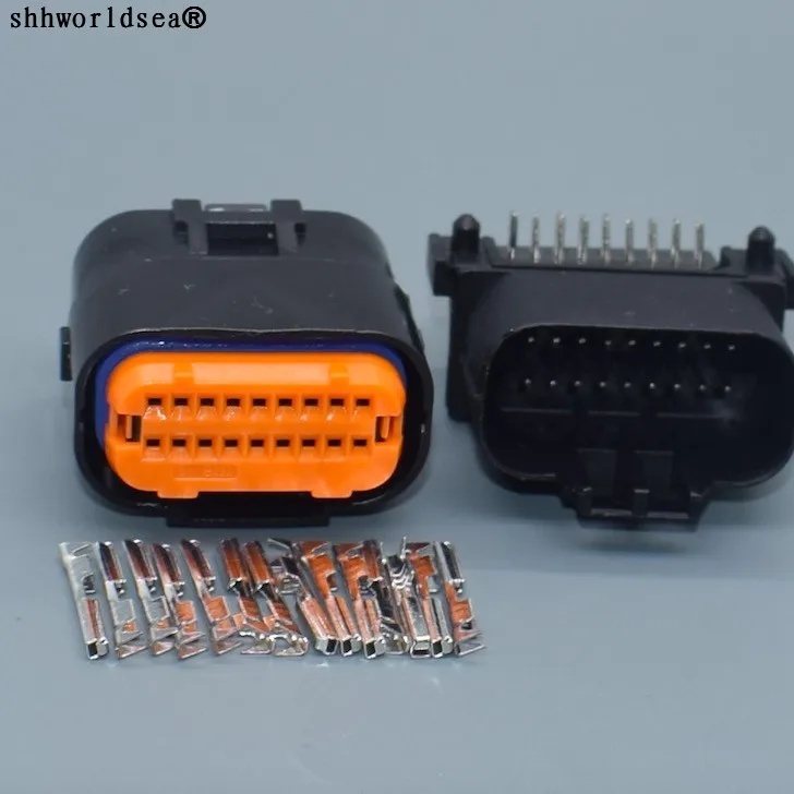 Shhworldsea 18 Pin/Way ECU Стандартный штыревой разъем автомобильный MX23A18SF1 MX23A18NF1|Кабели