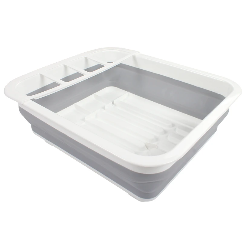 New Camper Car Foldable Dish Rack Tableware Portable Bowl TPR Sink Design RV Boats Caravan accessories trailer | Автомобили и