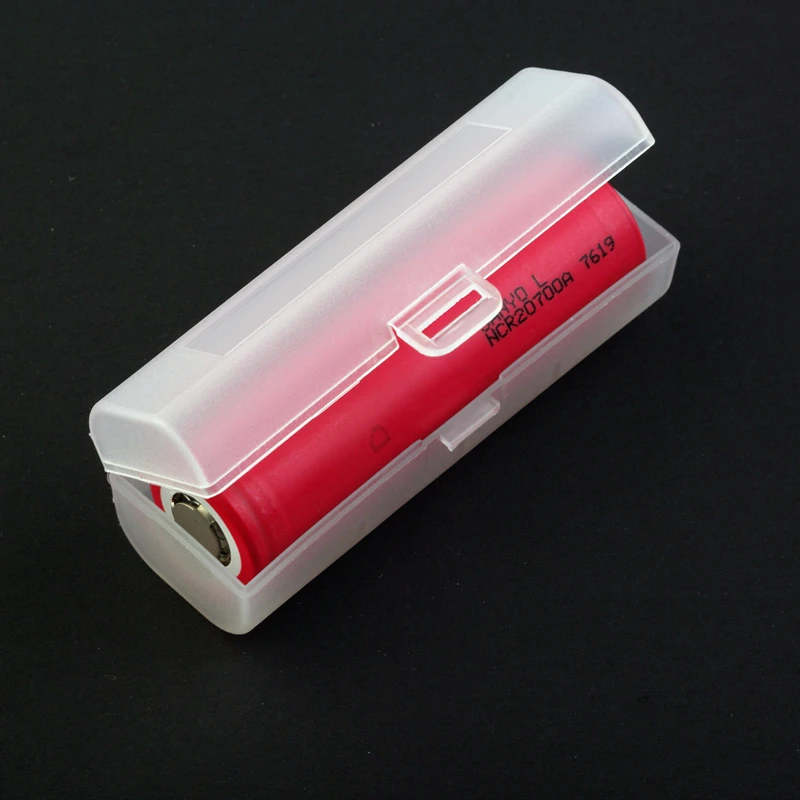 

10pcs/lot Plastic Single 20700 21700 Batteries Holder Storage Box Case For 1 x 20700 21700 Battery Protection Container