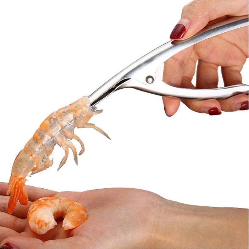 

Stainless Steel Shrimp Deveiner Lobster Practical Cleaner Kitchen Supply Fishing Knife Tool Portable Shrimp Peeler Kitchen Tool