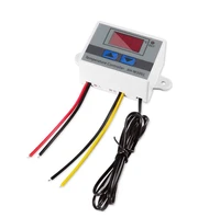 digital led temperature controller module xh w3001 thermostat switch with waterproof probe programmable heating cooling thermo