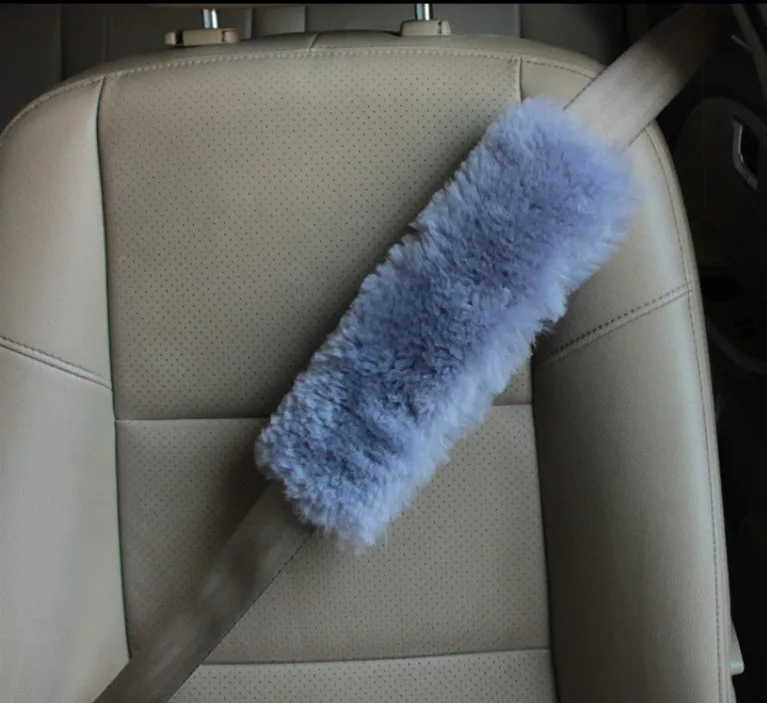 2 шт. ремень безопасности автомобиля Мягкие Плюшевые Авто Ремень Cove Модный