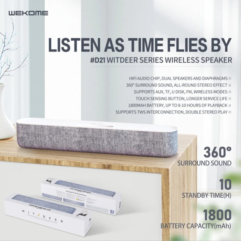 

Portable Bluetooth Speaker Home Theater Sound Blaster Music Speaker Wireless Music Speaker 3D Stereo Subwoofer Support TF Card