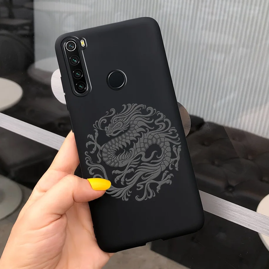 xiaomi leather case color Redmi Note 8 Ốp Lưng Điện Thoại Dễ Thương Mèo Hoạt Hình Ốp Lưng Dành Cho Xiaomi Redmi Note 8 Pro Trường Hợp Note8 8 T 8Pro 8 T Silicone Mềm Coque xiaomi leather case chain