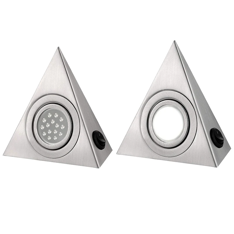 

1Pc Kitchen Under Cabinet Lighting e Led Light Stainless Steel Downlight Warm White