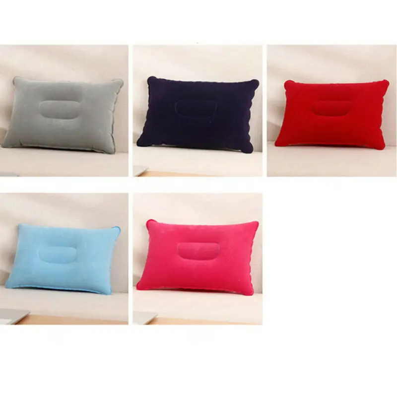 Новинка 2019 однотонная Мягкая воздушная подушка для путешествий на открытом