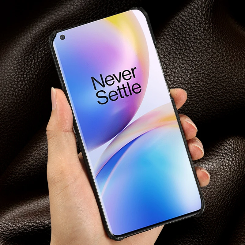 Чехол из натуральной кожи для oneplus 8pro 7 T 8 PRO 6t 5 t | Мобильные телефоны и аксессуары
