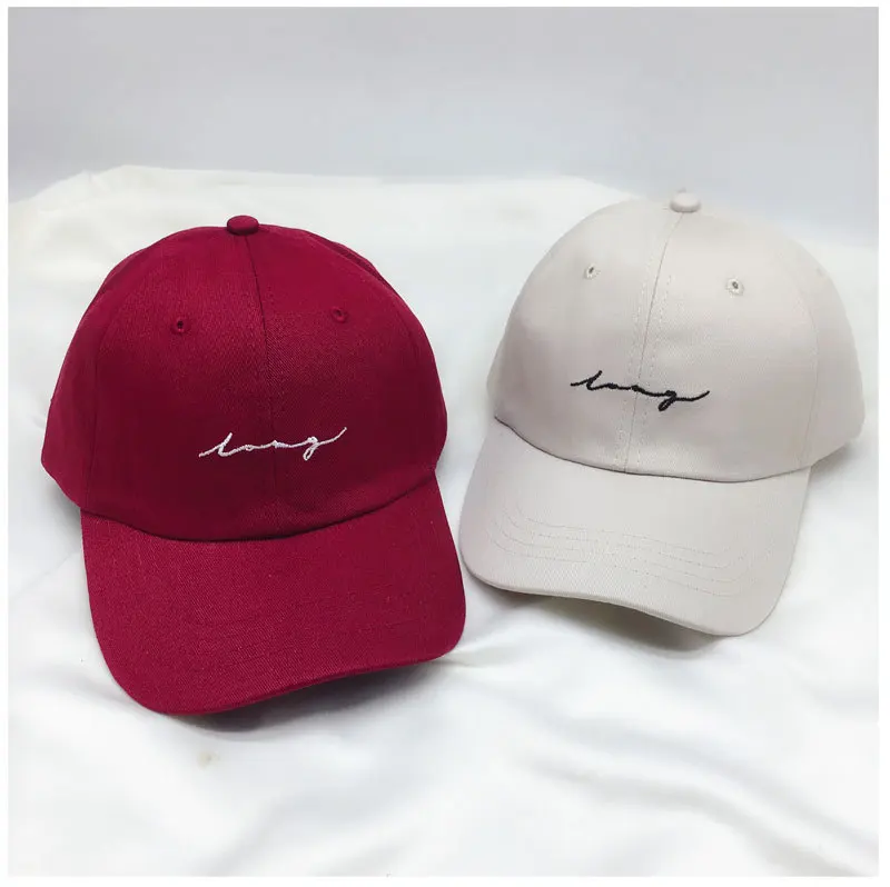 

New Adjustable Baseball Cap for Women and Men Fashion Hip Hop Hats Letter Embroidery Sun Hat