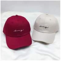 new adjustable baseball cap for women and men fashion hip hop hats letter embroidery sun hat