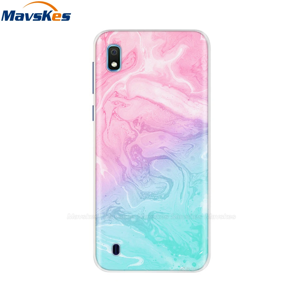 Милый чехол для Samsung A10 Женский A105 A105F Мягкая силиконовая задняя крышка телефона