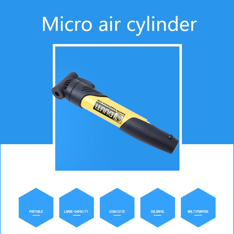 

Portable Bicycle Pump Mini Plastic Bicycle Hand Air Pumps Cycling Tire Inflator Pump Mountain Road Bicycle Pump Bike Accessories