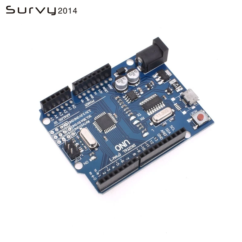 1 шт./лот один комплект версия ATMEGA328P-16AU MEGA328P Micro USB совместимый для Arduino UNO чехол |