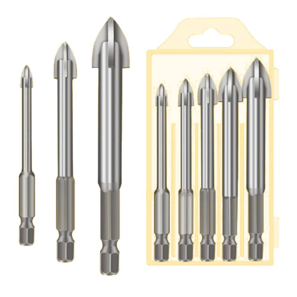 

Cross Triangle Drill Bit Glass Ceramic Concrete Hole Opener Alloy Triangle Drill Size 3/4/5/6/7 Mm Drill Bits Glass Bits