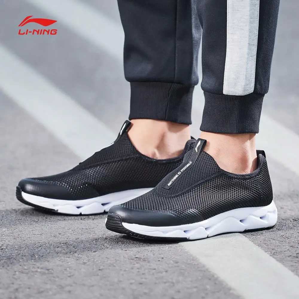 Li-Ning/женская спортивная обувь; прогулочная обувь; дышащая Спортивная обувь без застежки с подкладкой; кроссовки для фитнеса; AGCN054 SAMJ18
