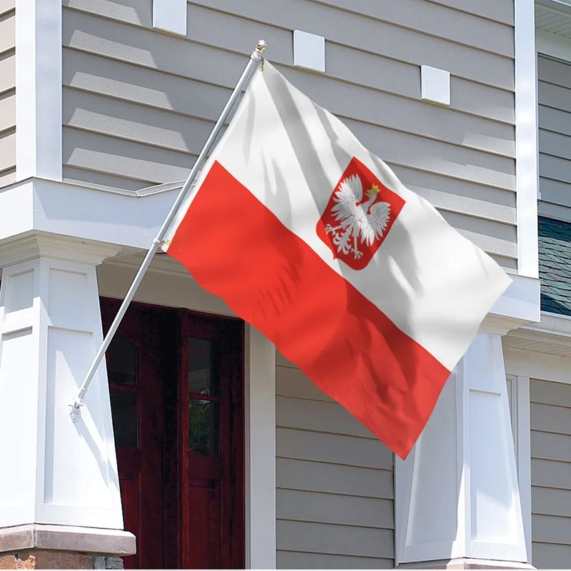 3x5 футов польский штатив яркий цвет устойчивый к УФ выцветанию брезентовый