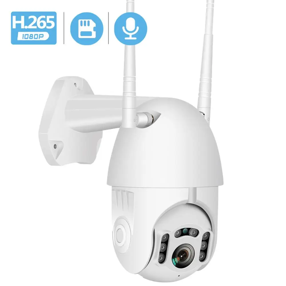 BESDER H.265 1080P Wifi наружная Водонепроницаемая ptz камера купольная скоростная onvif