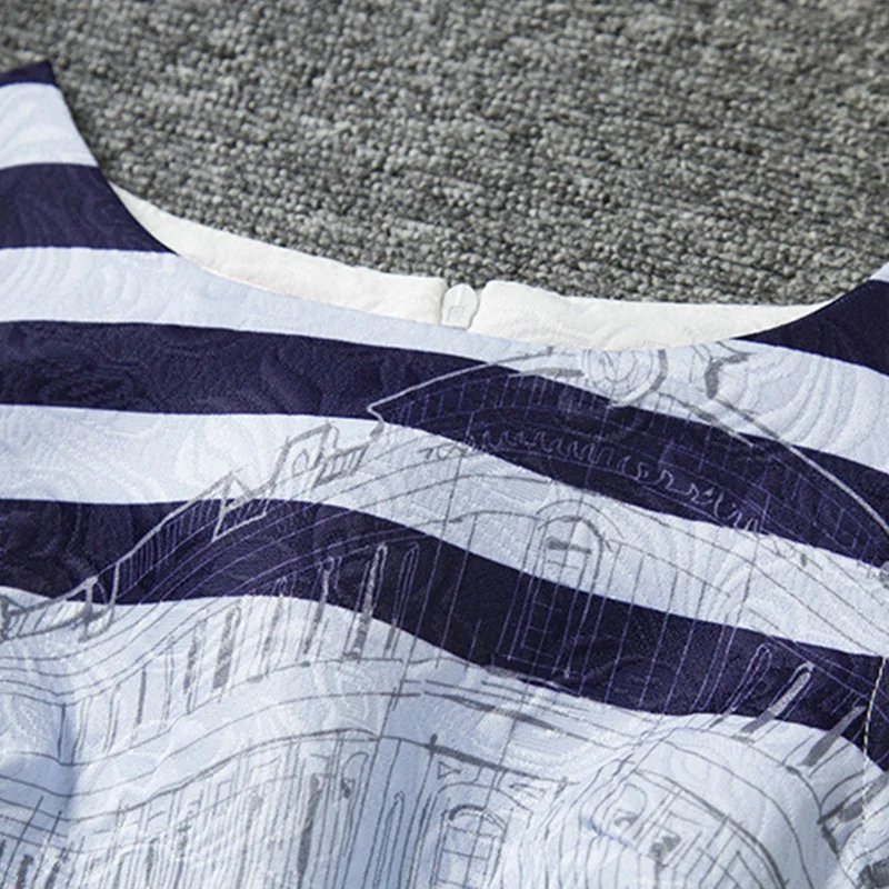 Летнее платье без рукавов с рисунком для девочек одежда | Детская и обувь