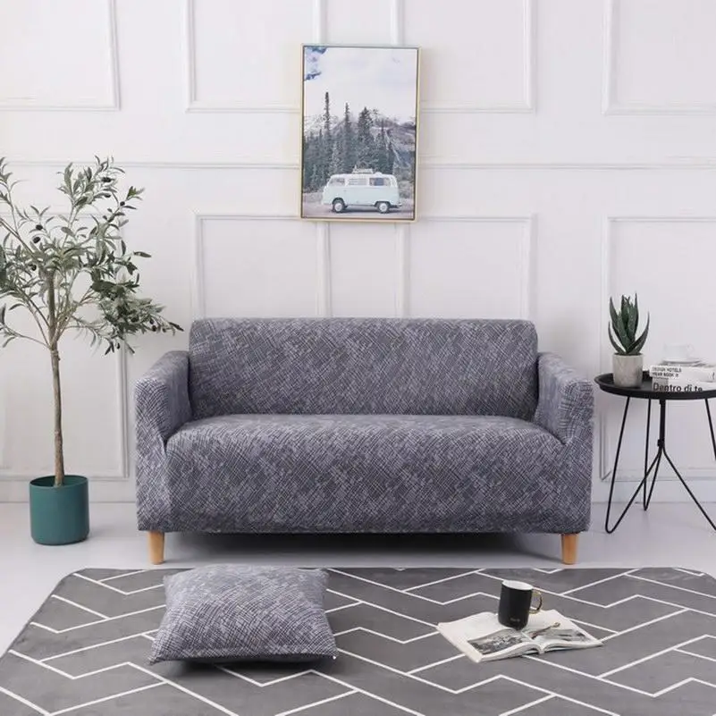 

40 Universal Stretch Non-slip Sofa Covers Elastic Polyester All-inclusive Sofa Cushion Sectional Slipcovers for Living Room