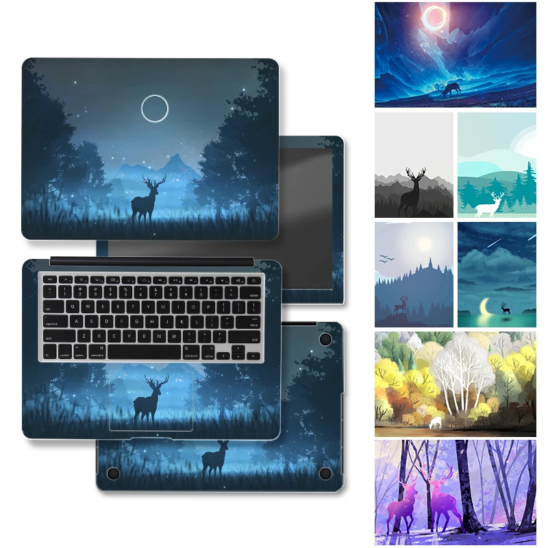 

DIY Fawn Cover Laptop Skins Stickers Vinyl Skin Ins Decorate Decal 11.6"13.3"14"15.6"17.3" for Macbook /Lenovo/ASUS/HP/DELL/Msi