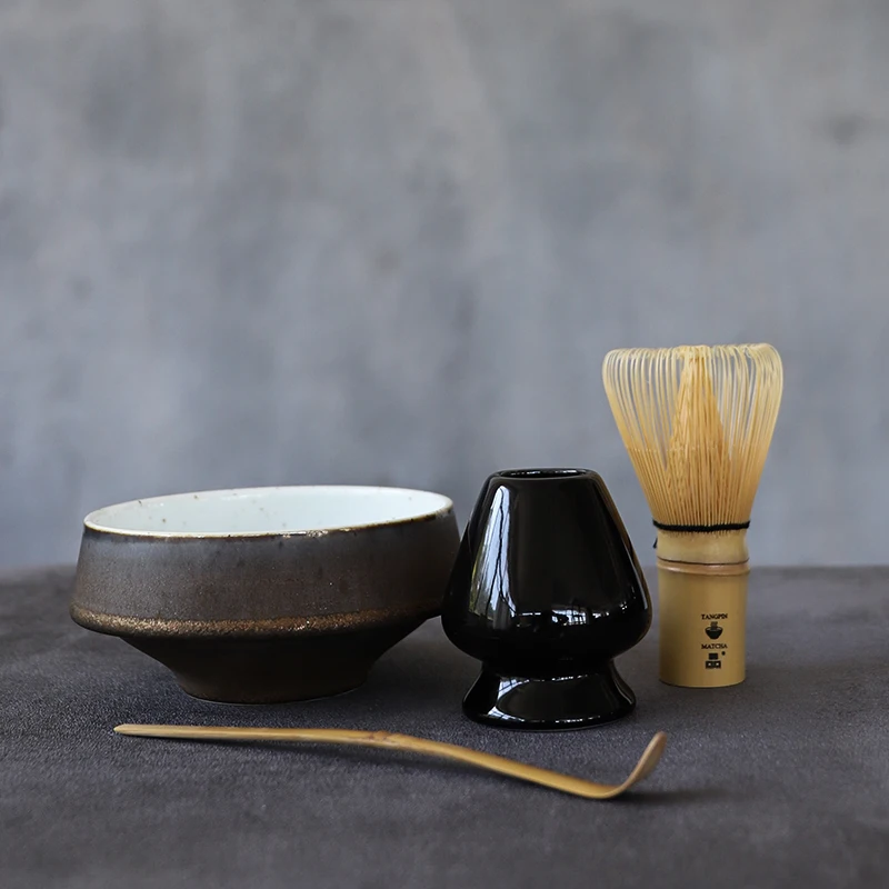 TANGPIN 4 шт./компл. керамический подарочный набор маття бамбуковый венчик cereic чаша