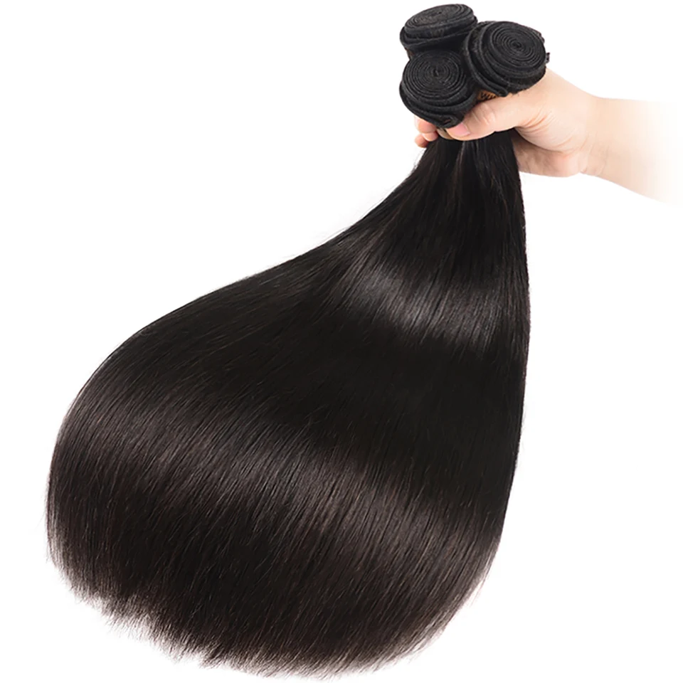 5x5 прозрачное закрытие шнурка с пряди бразильские прямые человеческие волосы 3