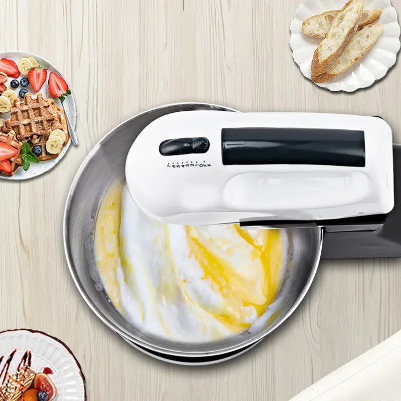 200 Вт Электрический миксер для еды стол и подставка теста торта ручной яиц машина
