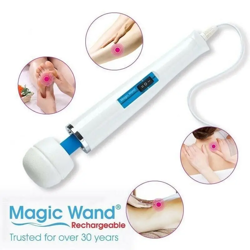 Новинка ручной массажер Magic Wand вибрирующий массаж всего тела массажная палочка