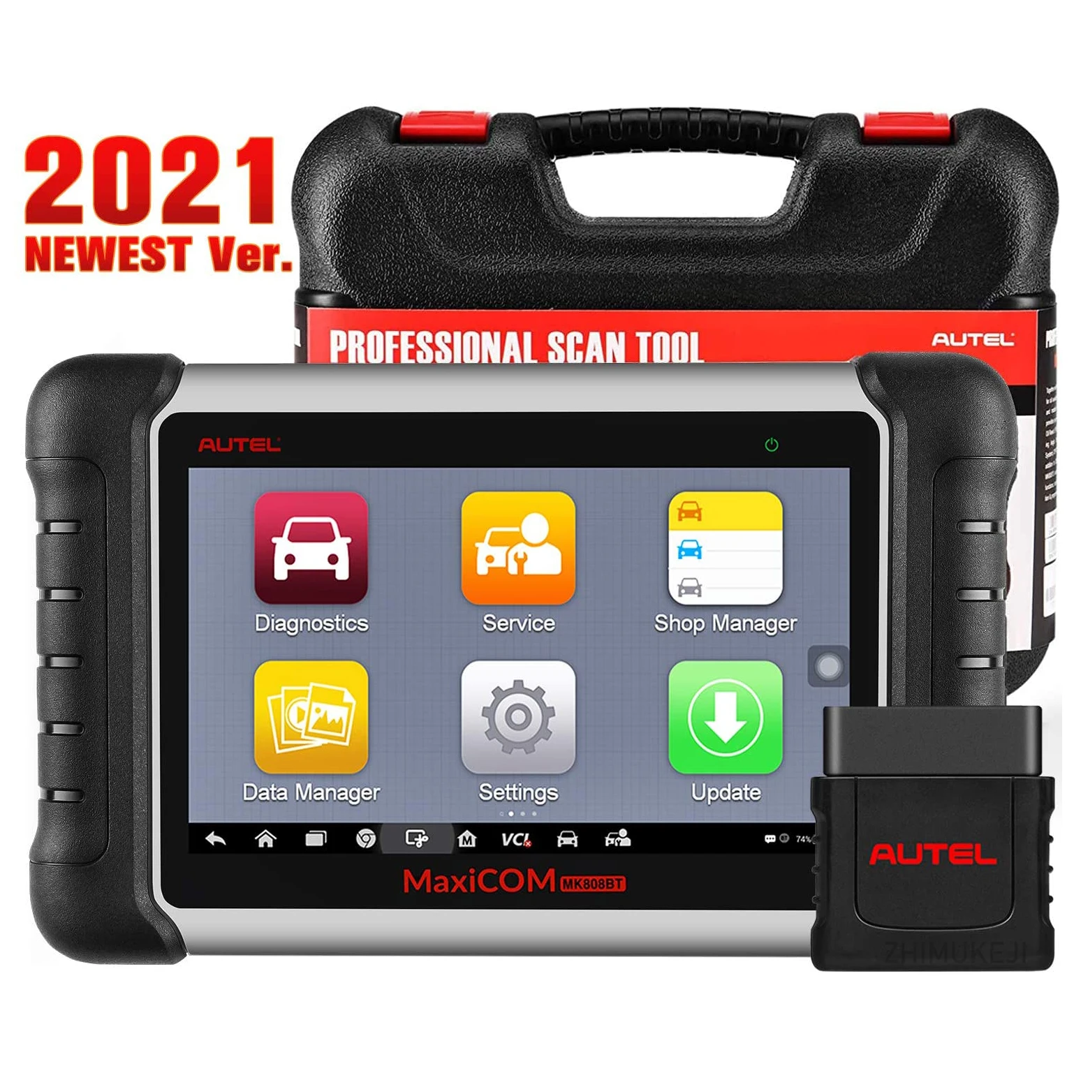 Autel MaxiCOM MK808BT OBD2 сканер автомобильный диагностический инструмент функции