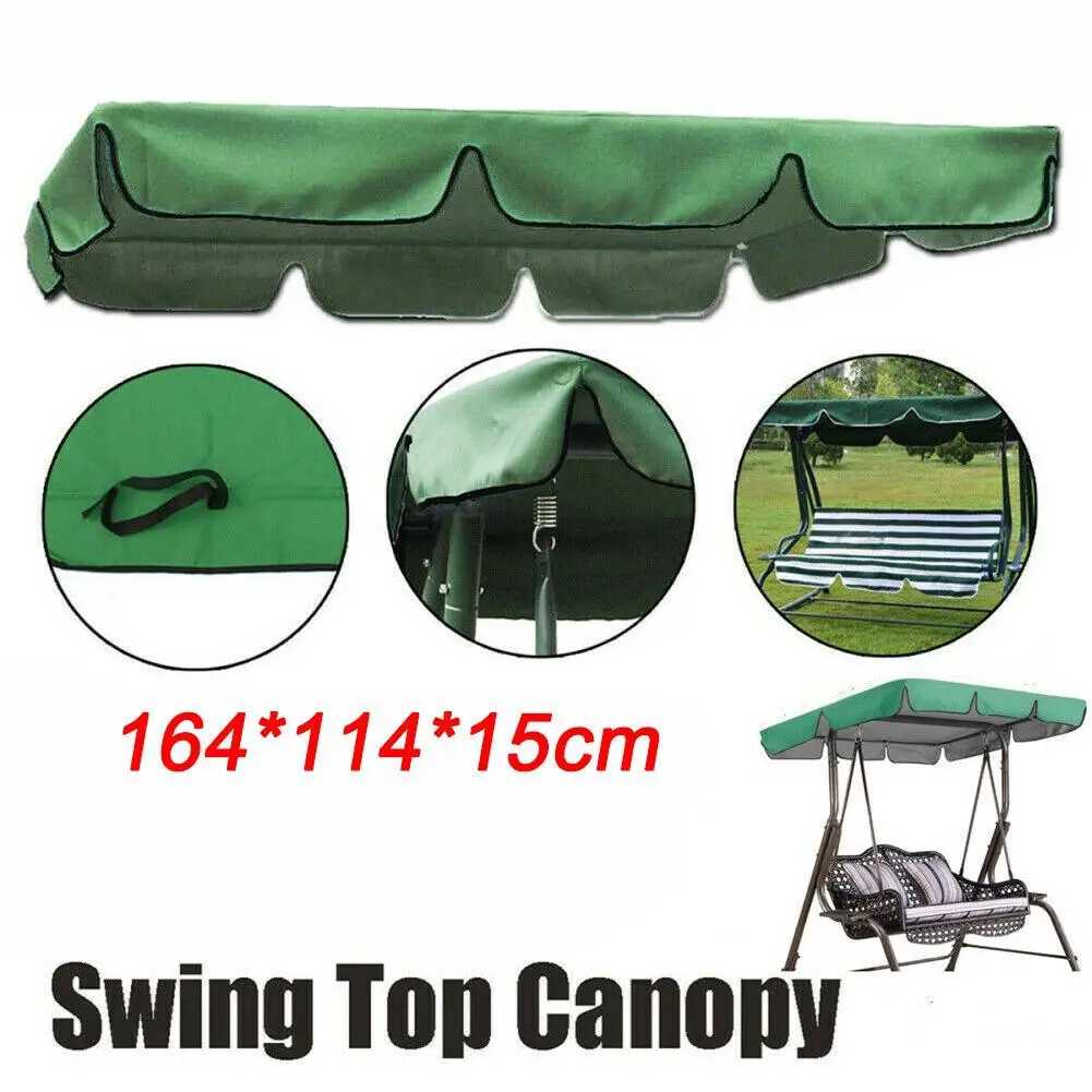 

Swing Cover Top Cover 164x114x15cm + Seat Cover 150x50x10cm Waterproof Dustproof Chair Replacement Canopy Spare Fabric Cover