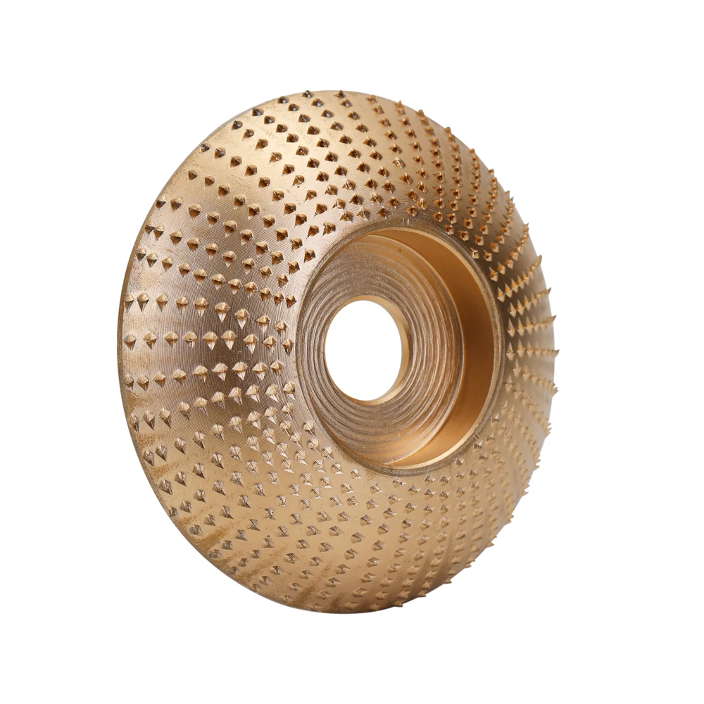 85mm Gold Деревянные угловые шлифовальные для шлифовального колеса резьба, вращающийся инструмент абразивный диск для угловая шлифовальная машина с высоким содержанием углерода Сталь формируя 5/8 дюймов диаметр - Наружный диаметр: 85mm Gold
