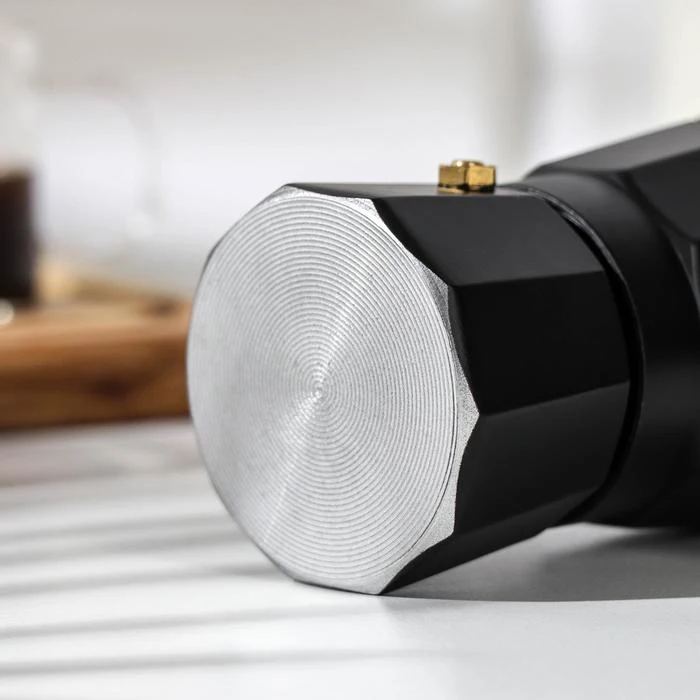 Кофеварка гейзерная Доляна Alum black | Бытовая техника