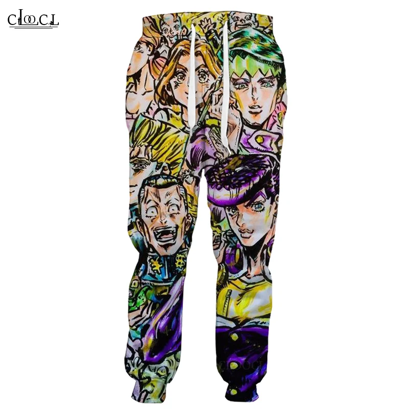 

HX Anime JoJo's Bizarre Adventure 3D Print Men Women Jogging Fashion Trousers Harajuku Streetwear Autumn Sweatpant Drop Shipping