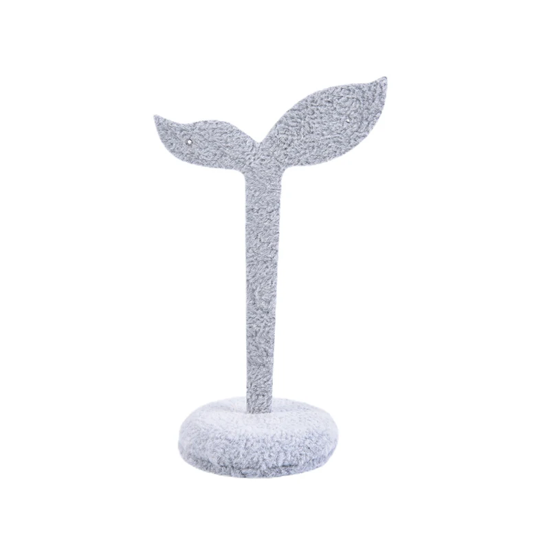

1PCS Fashion Velvet Earring Display Stand Props Stud Earrings Holder Rack Storage