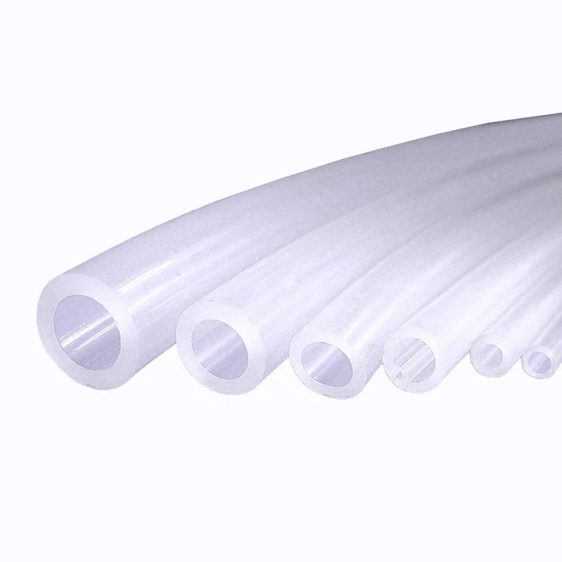 

1Meters Food Grade Clear Transparent Silicone Rubber Hose 3 4 6 8 10mm Out Diameter Flexible Silicone Soft Tube Aquarium Pipe