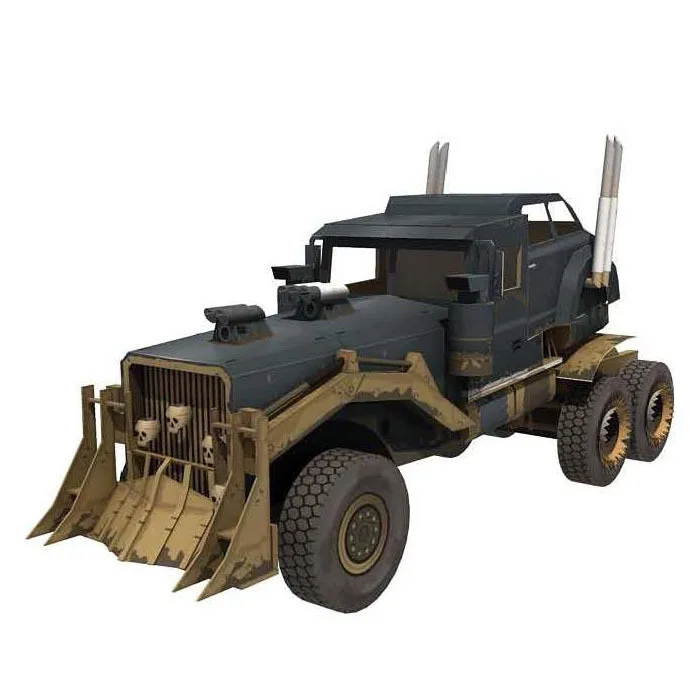 1:25 Mad Max War Rig автомобильный трактор DIY 3D бумажная карточка модель Конструкторы строительные игрушки развивающие игрушки Военная Модель