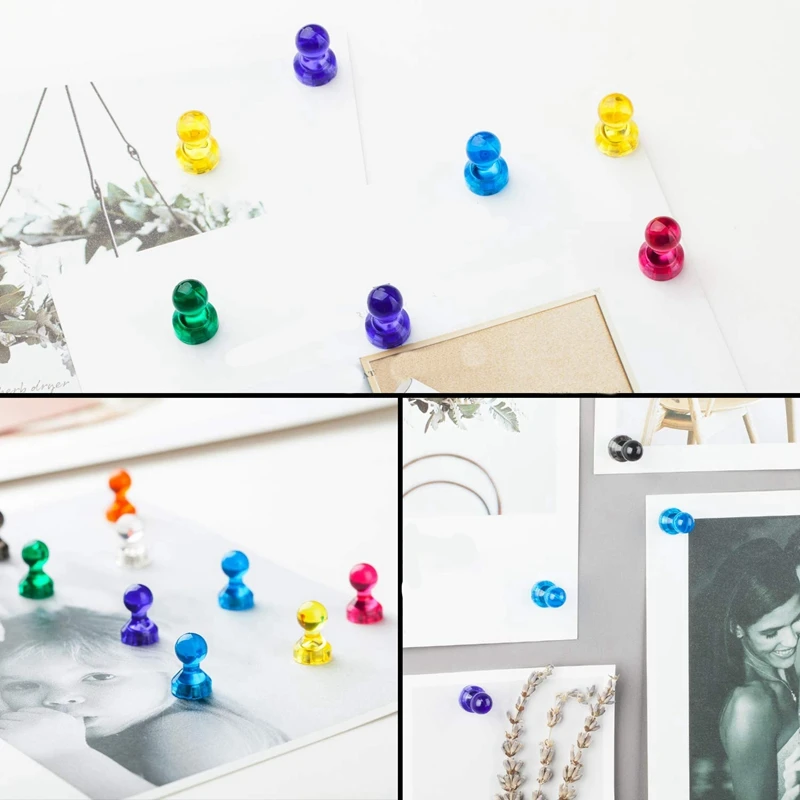 64 шт нажимных штифтов 8 Разных Цветов netic штифты для дома школы и офиса