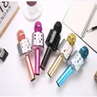 Беспроводной микрофон для караоке WS858, совместимый с Bluetooth, профессиональный портативный конденсаторный микрофон для вокала, микрофон с рекордером