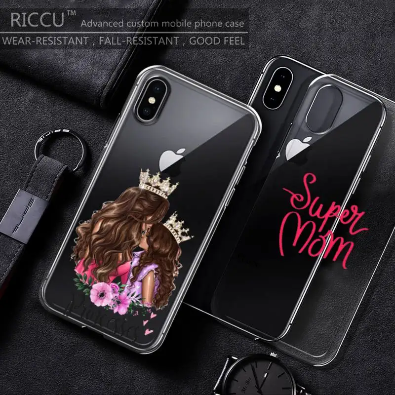 

Super Mom Phone Case For iPhone 11 12 Pro Max X XS XR 7 8 7Plus 8Plus 6S SE Soft Silicone Case cover