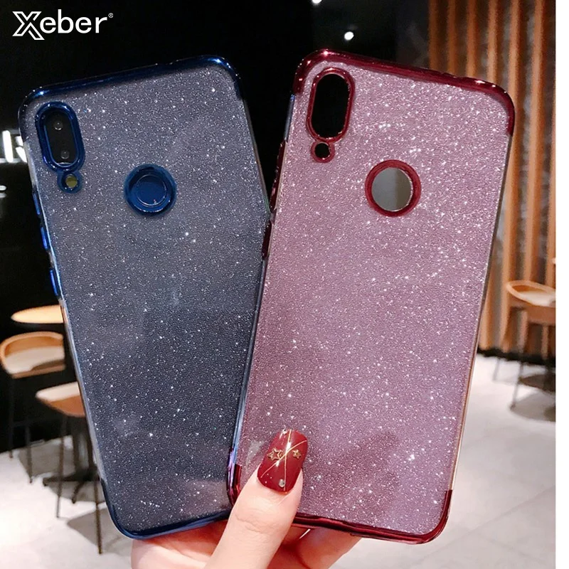 Блестящий блестящий чехол для Xiaomi Mi A1 A2 6 5X 6X 8 9 SE Mix 2S Max 3 F1 Redmi Note 4X 5 Plus 5A Pro