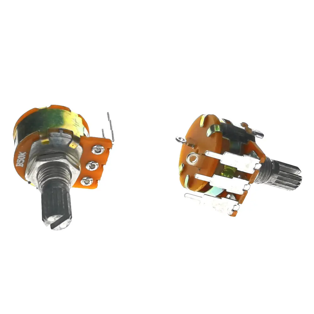 2 шт. маленькая изогнутая ножка с переключателем для усилителя звука 50K 100K |