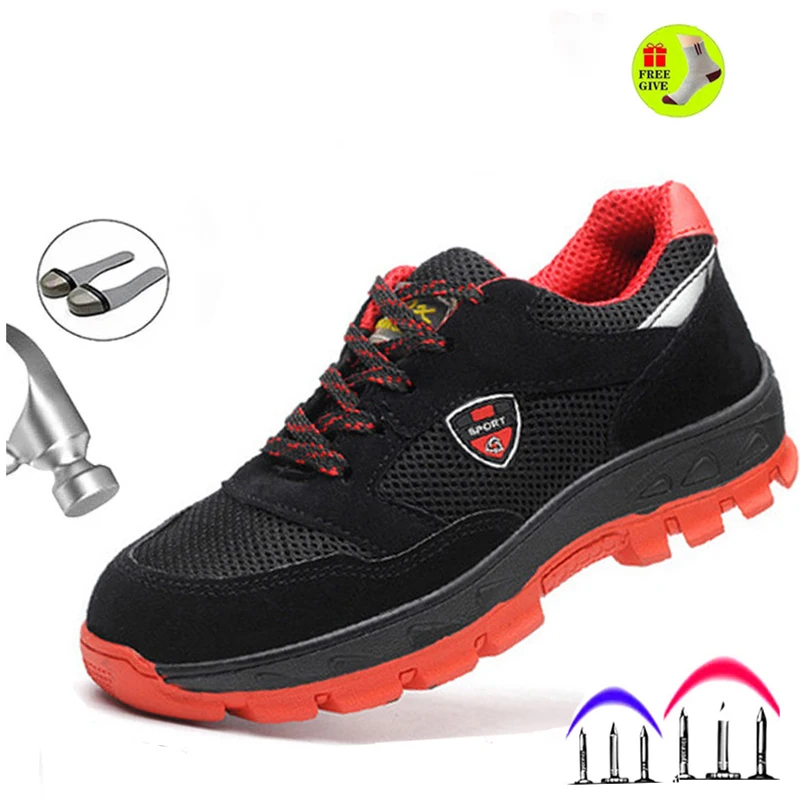 Дышащая Нескользящая защитная обувь для говяжьих сухожилий | Обувь