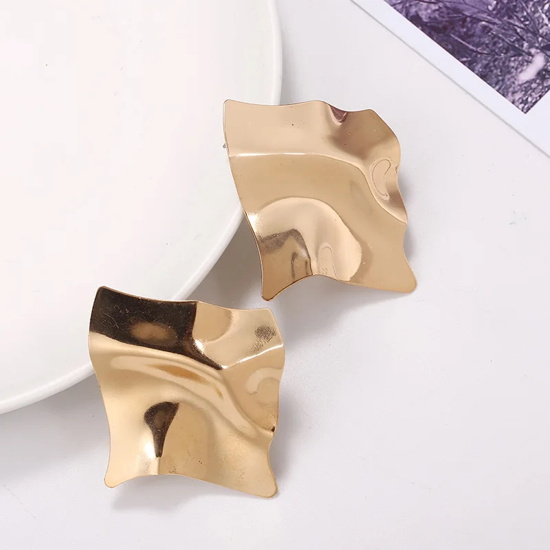 

2019 Drop Earrings for Women New Fashion Statement Earrings Big Geometric Earrings Hanging Dangle Earrings