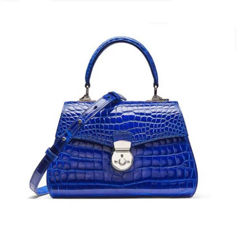 

gete Female bag Luxury goods Western style new China's style crocodile leather Female bag Inclined shoulder women handbag