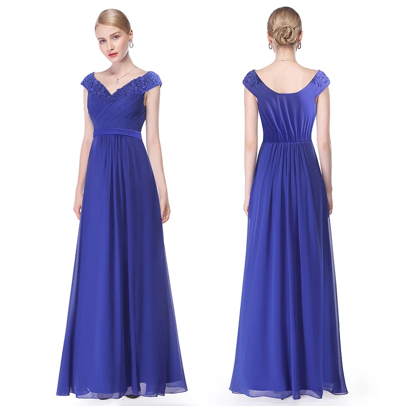 Robe De Soiree EB23368 элегантное ТРАПЕЦИЕВИДНОЕ вечернее платье с v-образным вырезом и аппликацией длинное красное торжественное свадебное платье размера плюс