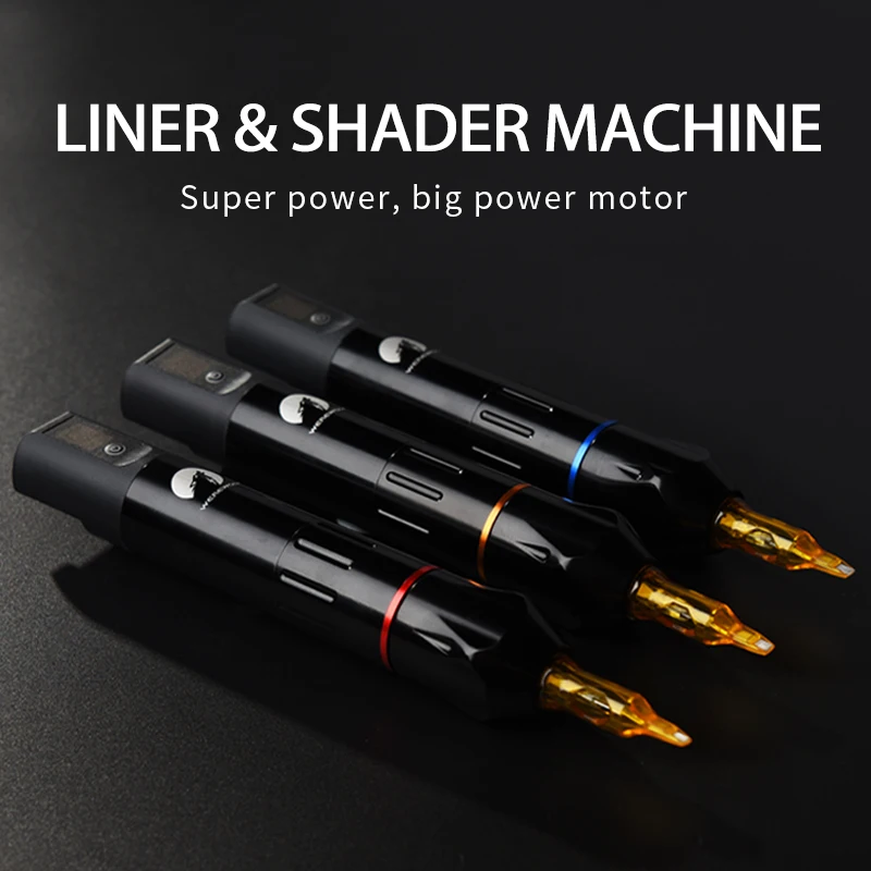 Беспроводная тату-ручка машинная машинка для татуировки беспроводная