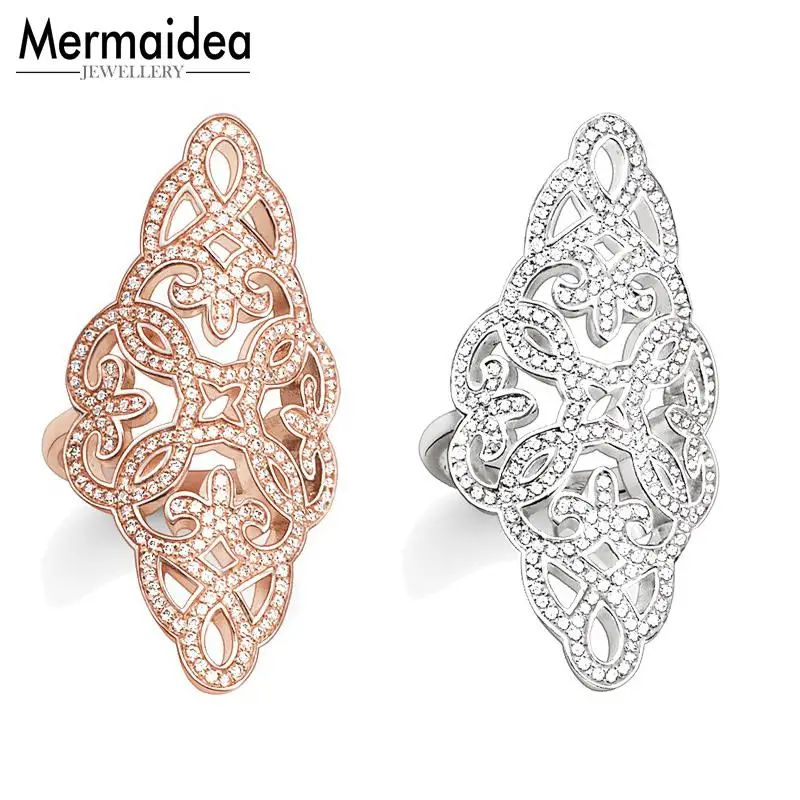 Посеребренные кольца цвета розового золота открытые с открытым ртом мужские и