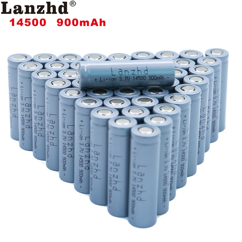 

40 шт., литий-ионные светодиодный Торы 14500, 3,7 в, 900 мАч