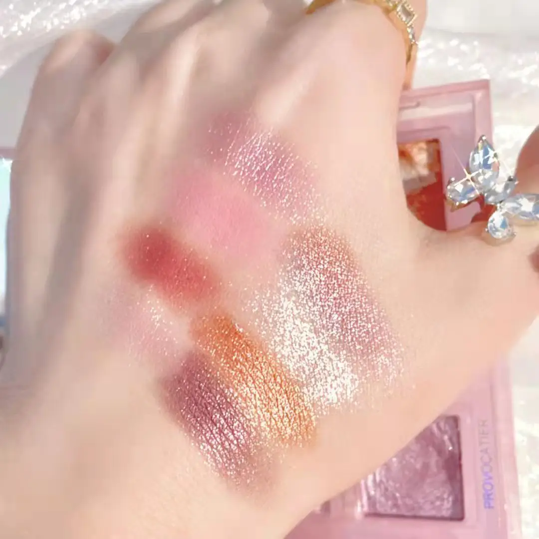 18 цветов розовые кварцевые тени для век палитра матовая Женская Палитра стойкий